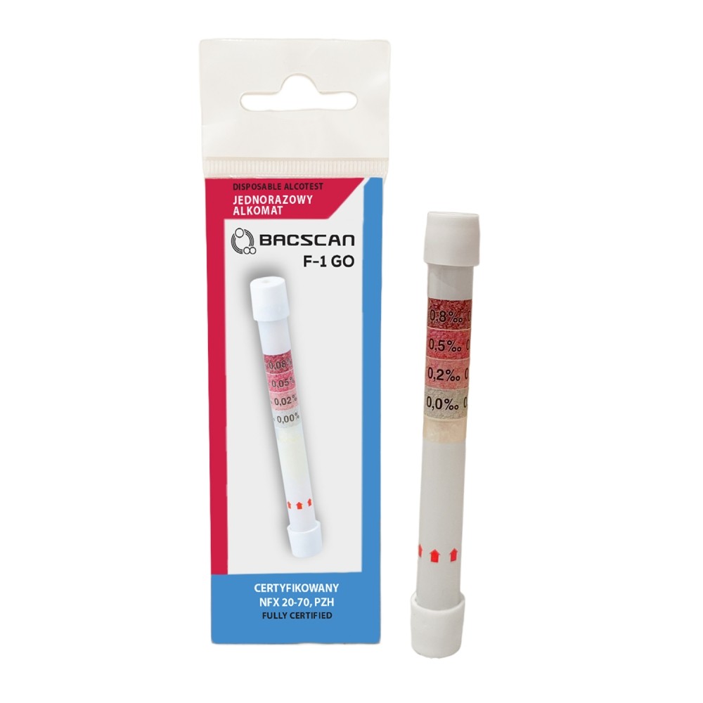 BACscan  Disposable breathalyzer  chemical | AL-BCS-F1-GO