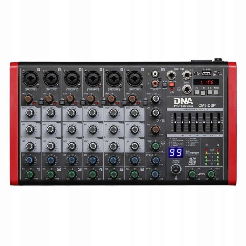 DNA PROFESSIONAL DNA CM8-DSP audio mixer