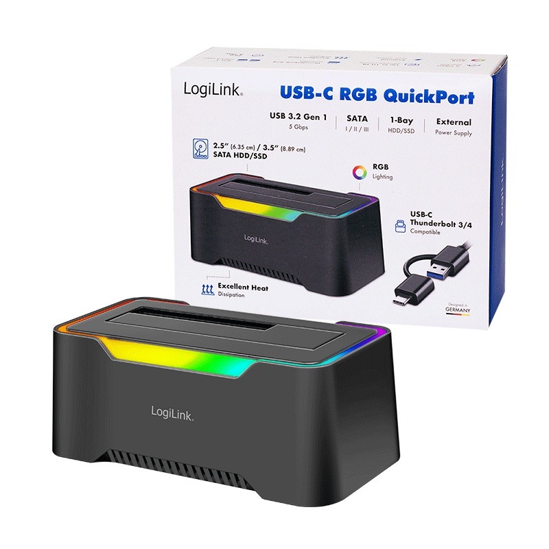 LogiLink  Docking station USB-C to HDD/SDD