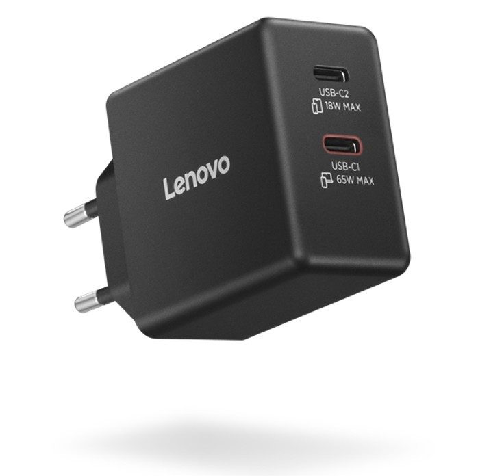 Lenovo Dual USB-C 65W GaN Charger