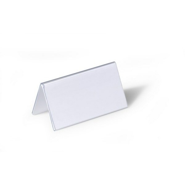 DURABLE  805119 non-metallic nameplate Transparent PVC