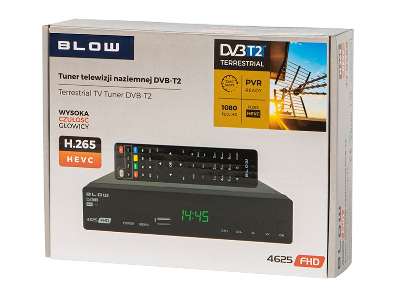 BLOW Tunner DVB-T2 4625FHD H.265