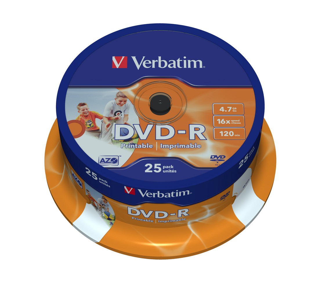 Verbatim  DVD-R 16x 4.7GB 25P