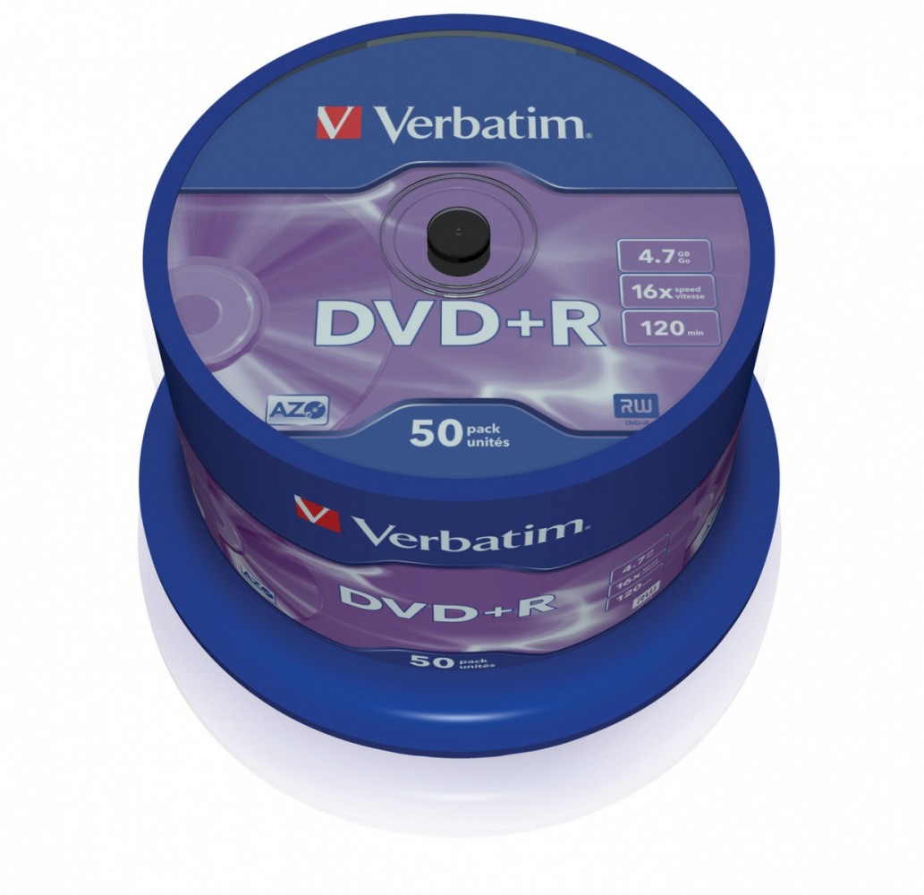 Verbatim  DVD+R 16x 4.7GB 50P