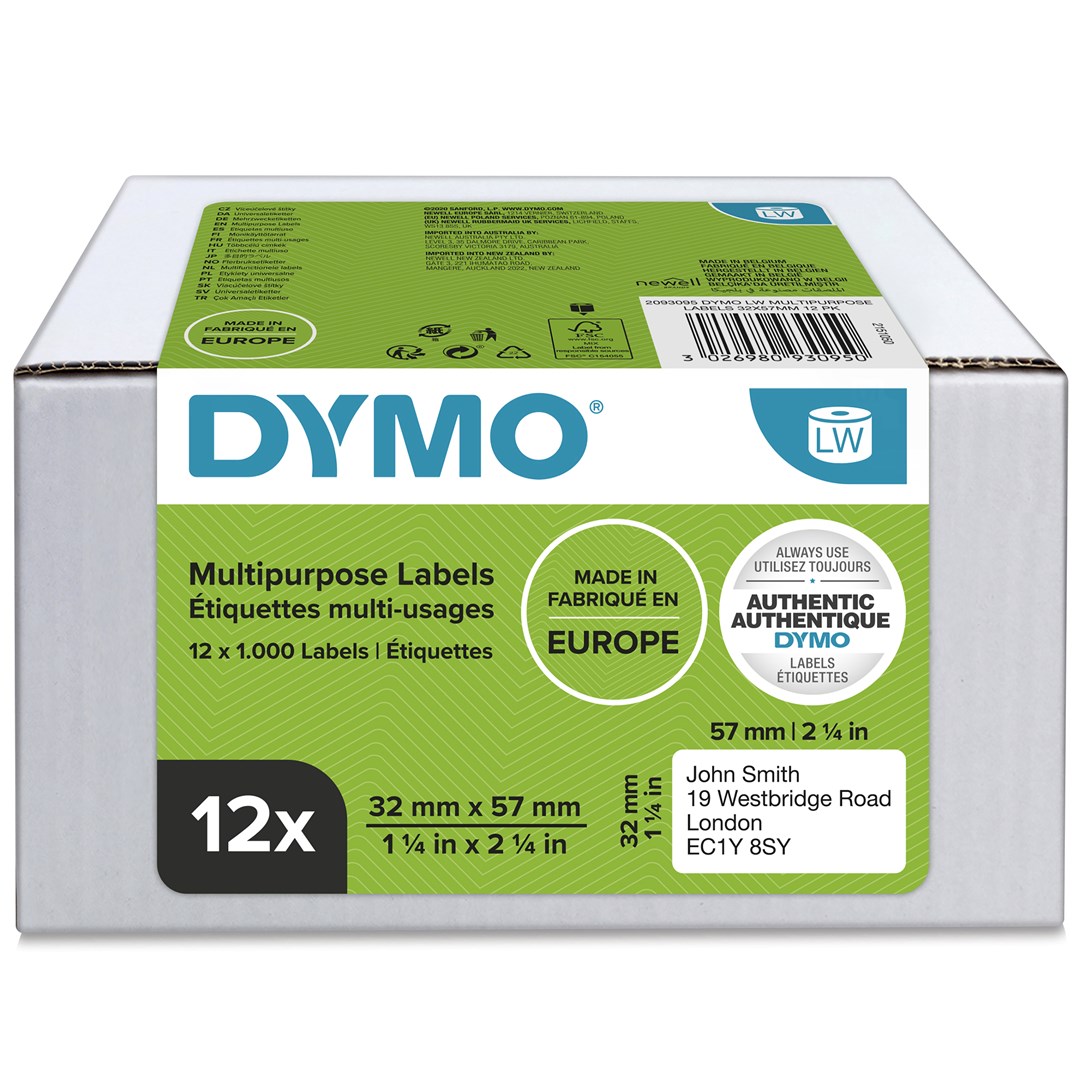 DYMO  Authentic LabelWriter Multi-Purpose Labels |