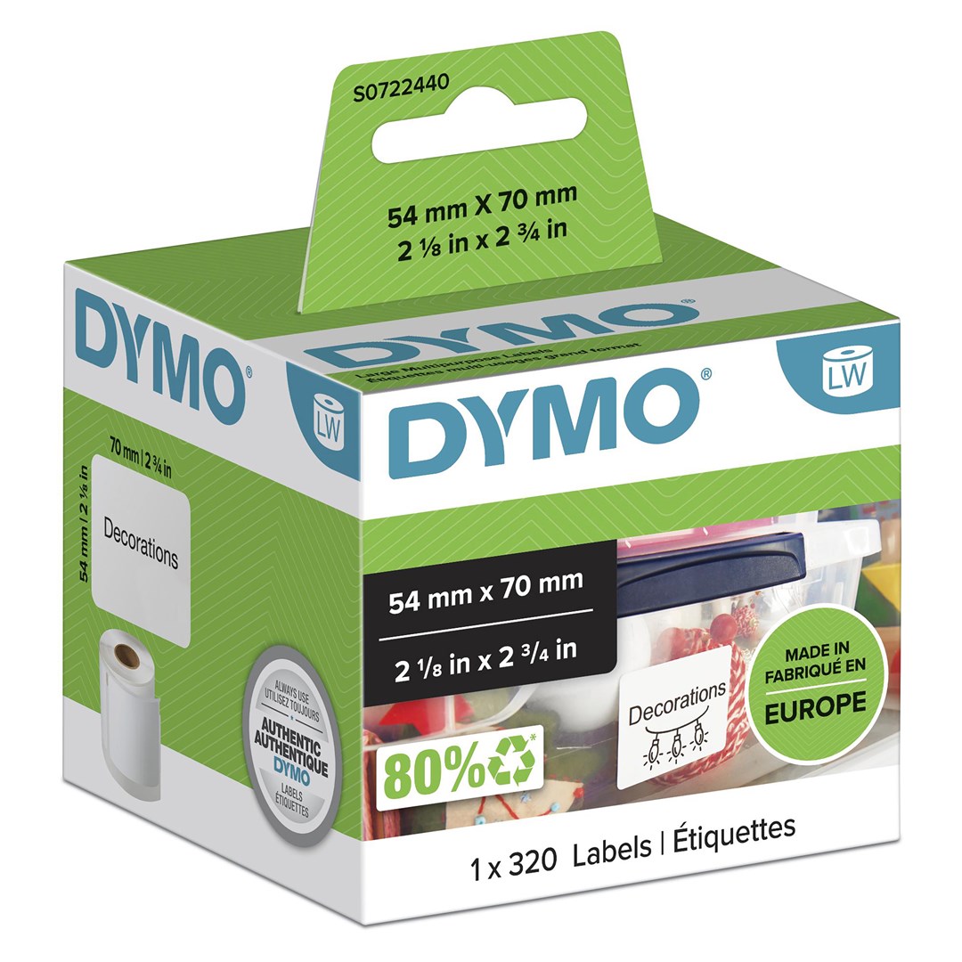 DYMO  Authentic LabelWriter Multi-Purpose Labels |