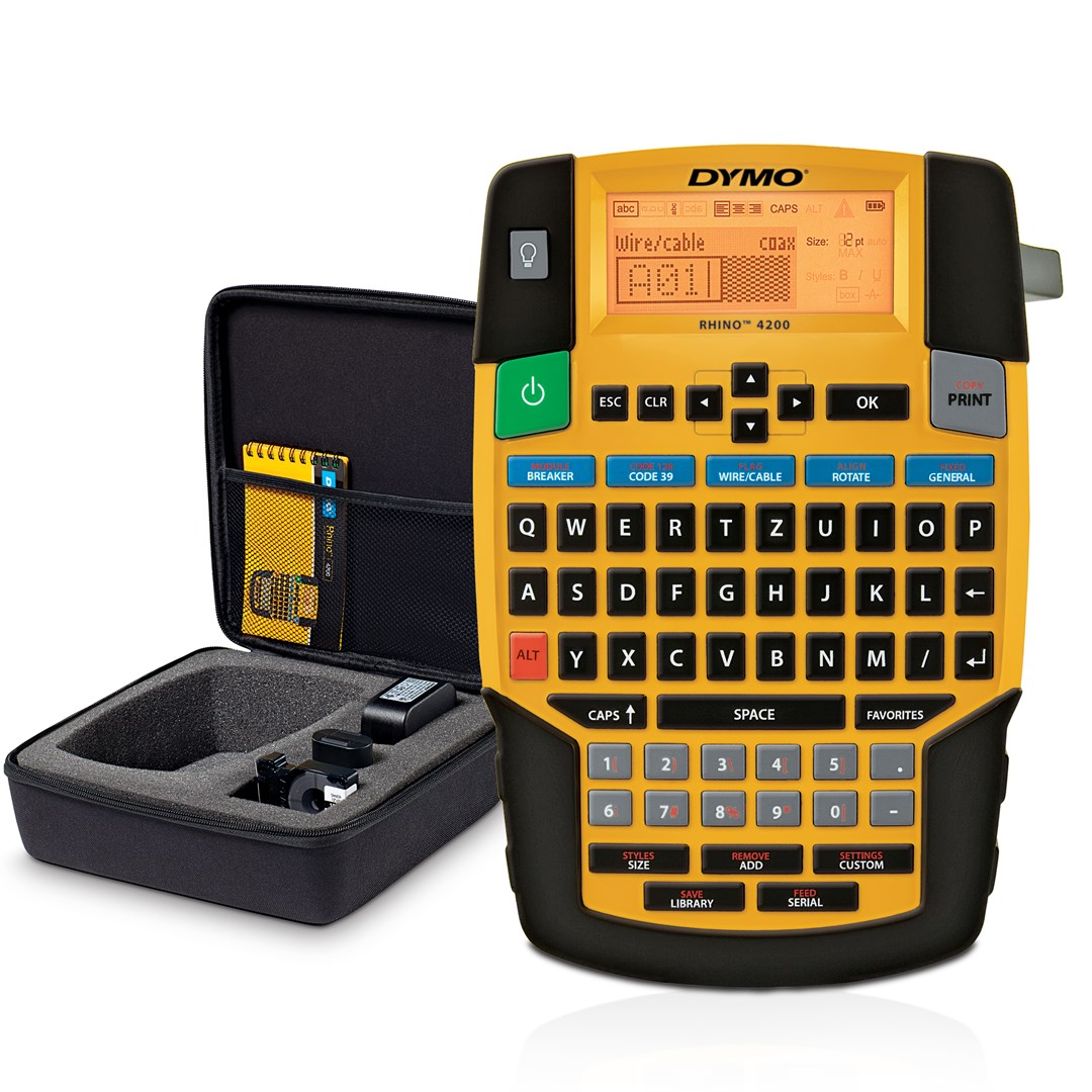 DYMO  RHINO 4200 Labeler with QWERTZ