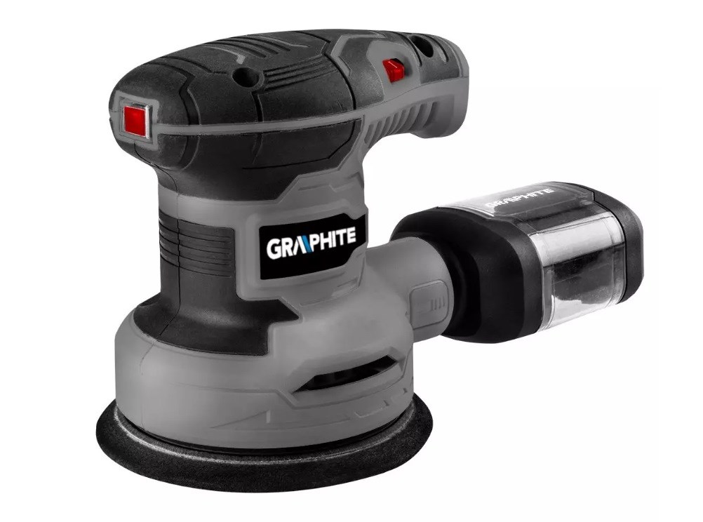 GRAPHITE Eccentric Sander 300W foot 125mm
