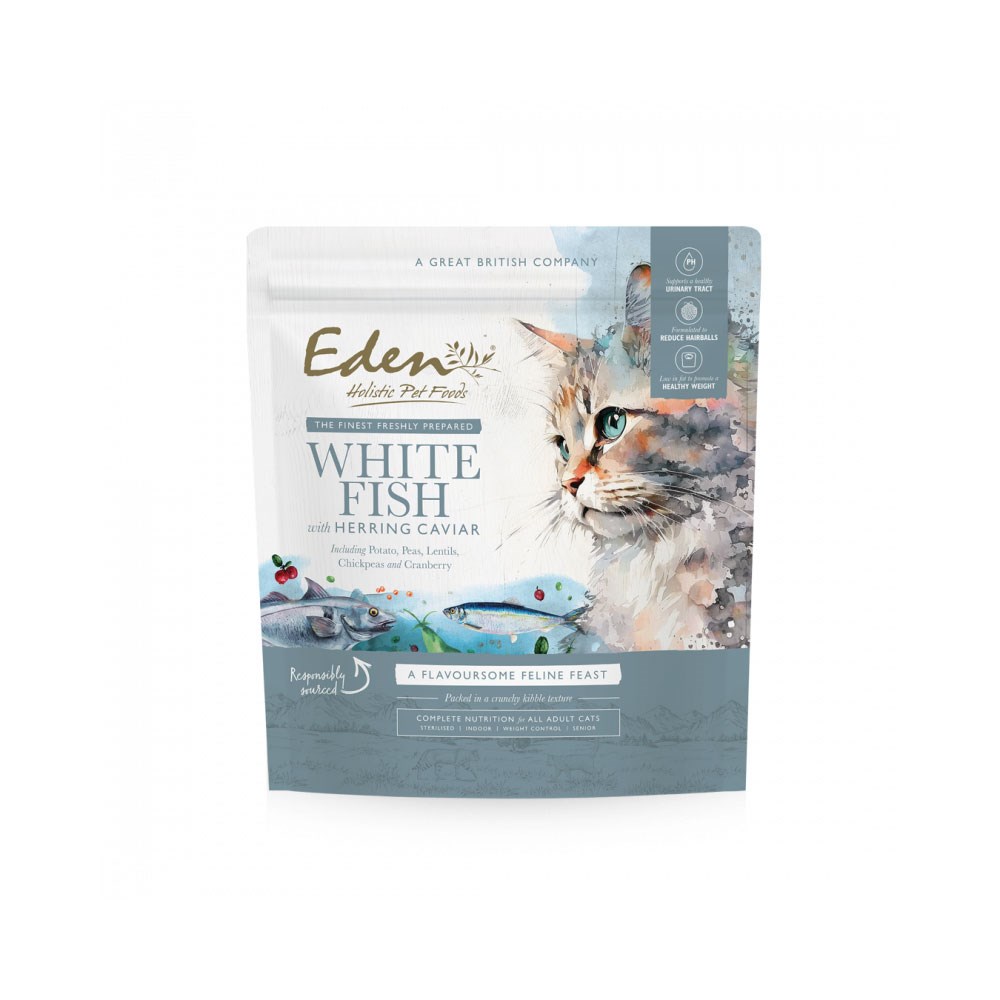 Eden White Fish with Herring Caviar