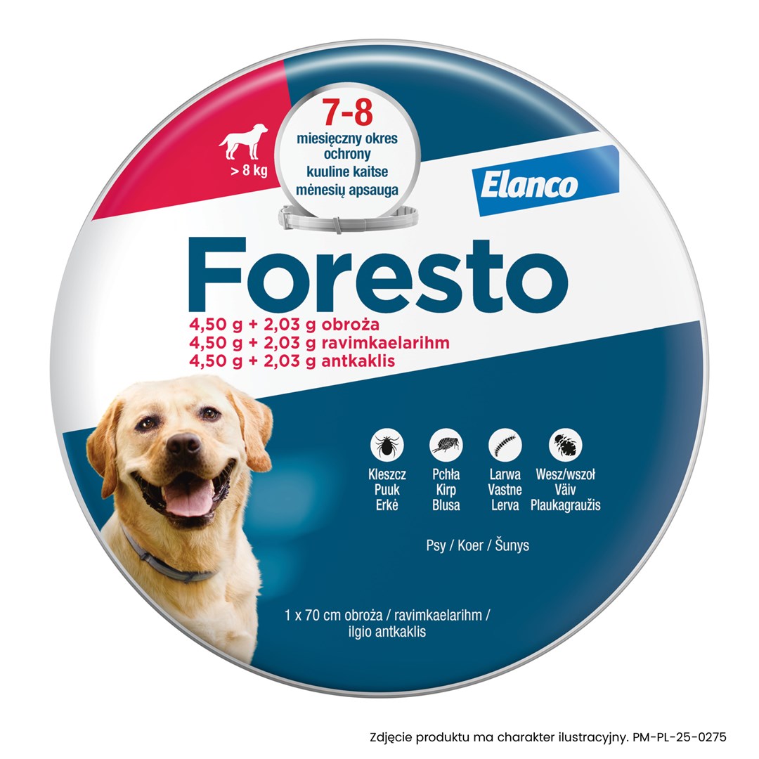 ELANCO Foresto collar for dogs over