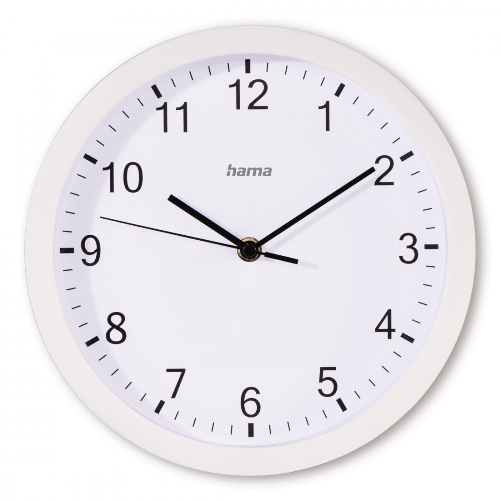 Hama Elba wall clock 25cm white