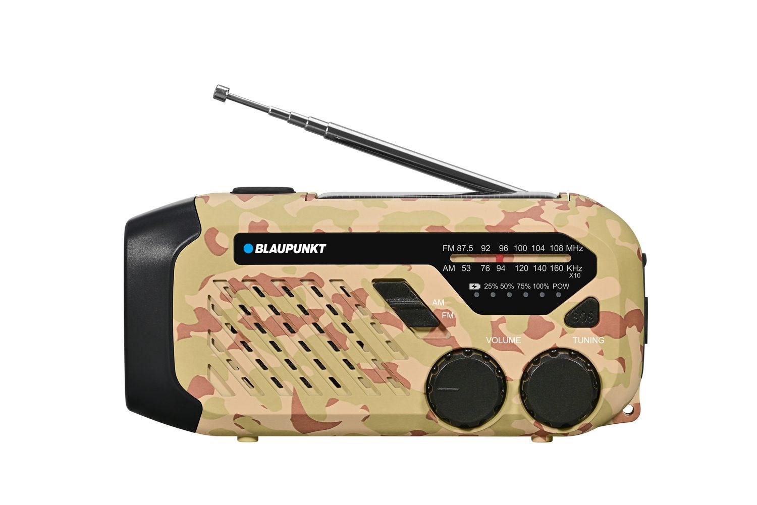 Blaupunkt Emergency alarm radio ER10DC, desert