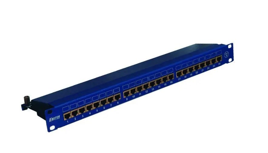 EMITER NET PANEL 19", 24XRJ45 STP