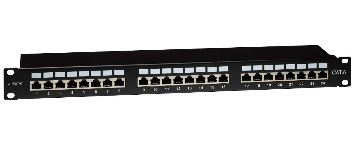 EMITER NET Panel 19" 24xRJ45 STP