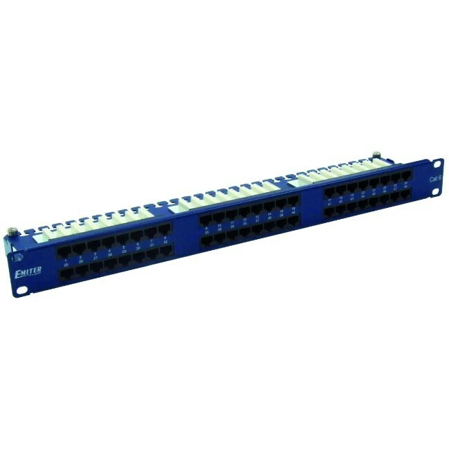 EMITER NET PANEL 19", 48XRJ45 UTP