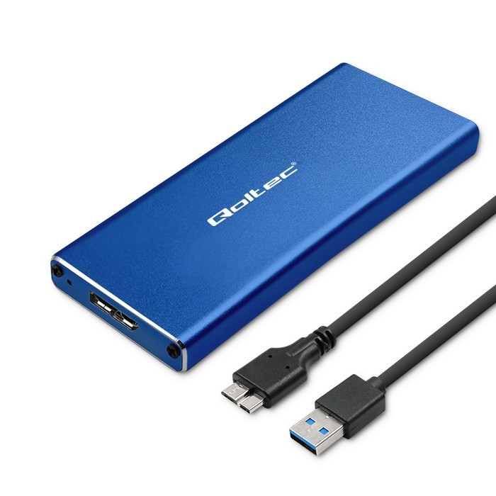 Qoltec Enclosure M.2 SSD drive