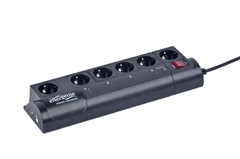 Energenie  EG-PMS2 surge protector Black 6
