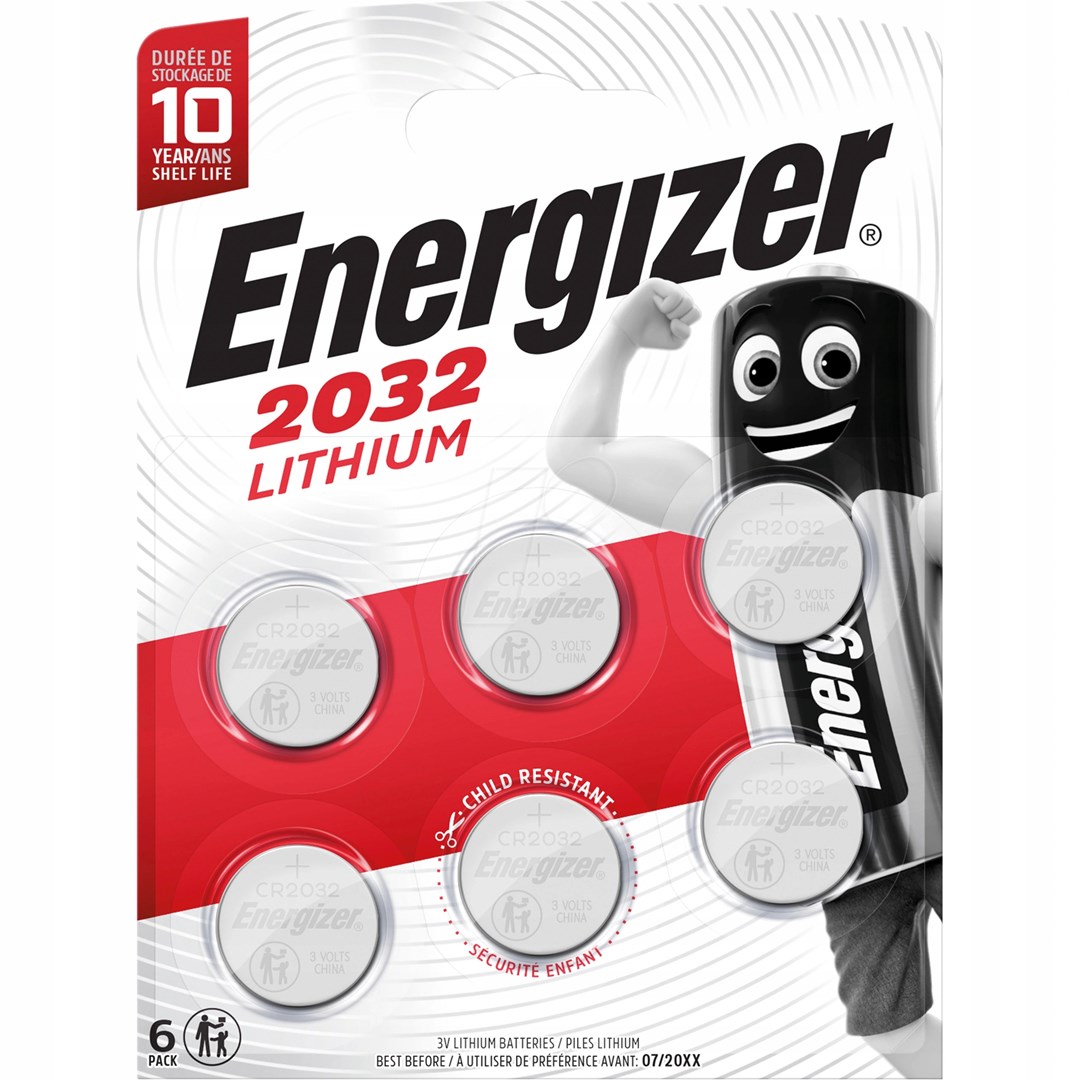 ENERGIZER BATTERIES SPECIAL CR2032 6 PIECES