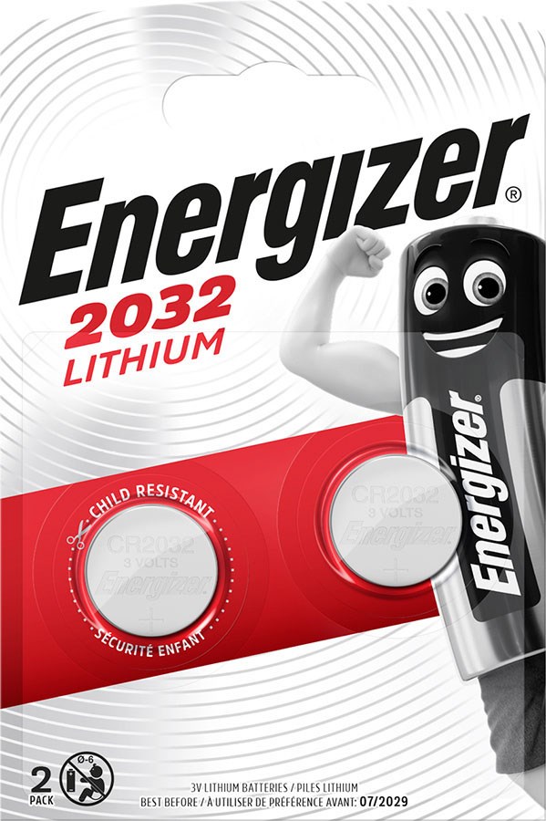 ENERGIZER  BATTERIES SPECIALIZED CR2032 2 PIECES