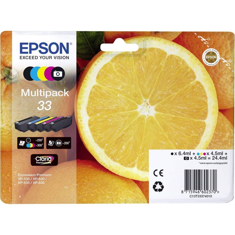 Epson Oranges 33 Claria Premium Multipack