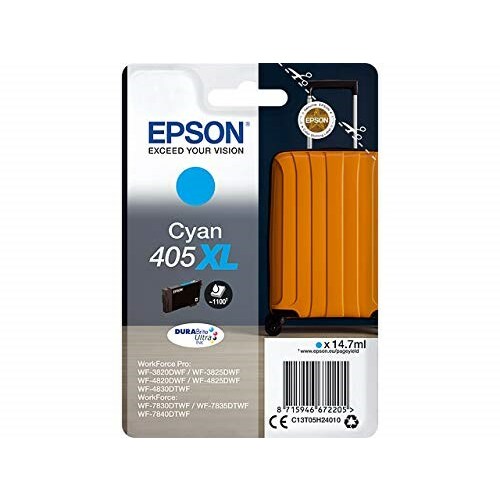 Epson  Singlepack Cyan 405XL DURABrite Ultra