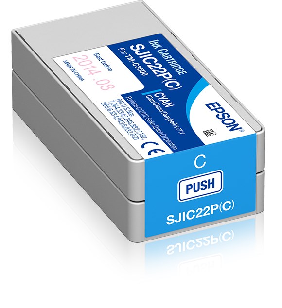 Epson  SJIC22P(C): Ink cartridge for ColorWorks