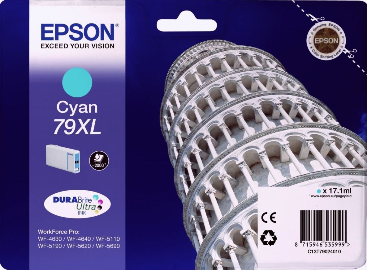 Epson  Tower of Pisa Singlepack Cyan