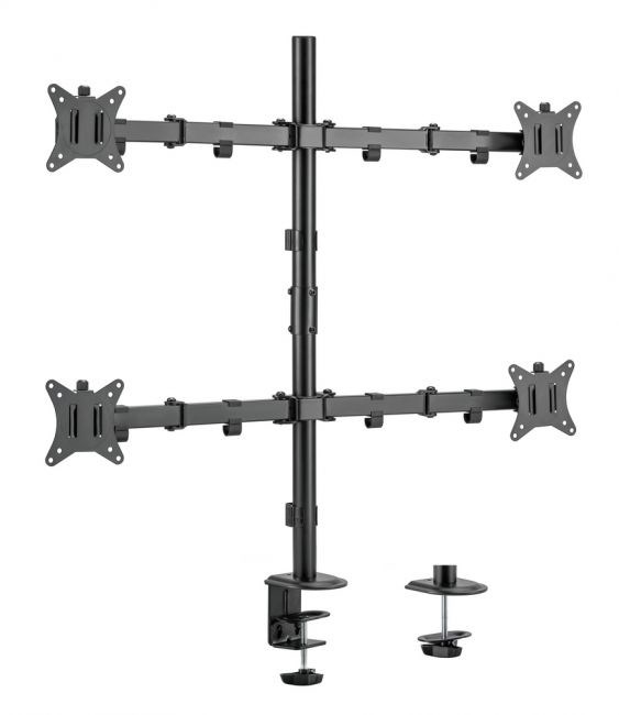 EQUIP  17"-32" Articulating Quad Monitor