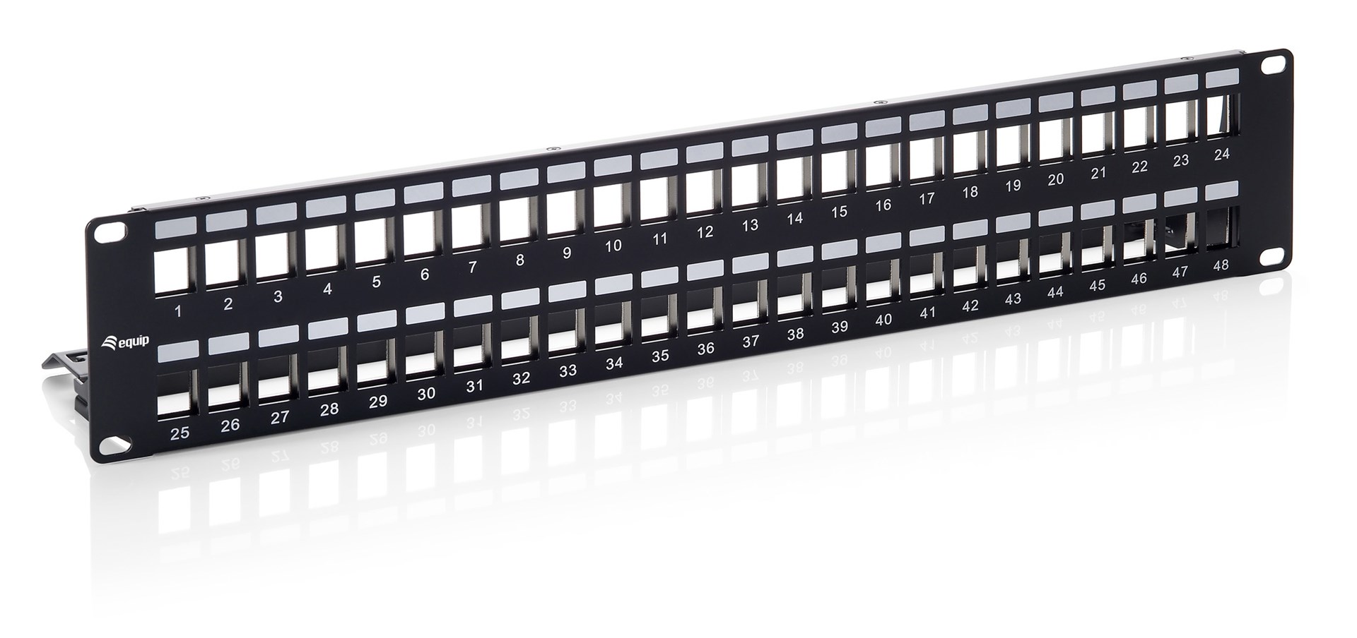 EQUIP 48-Port Keystone Cat.6 Shielded