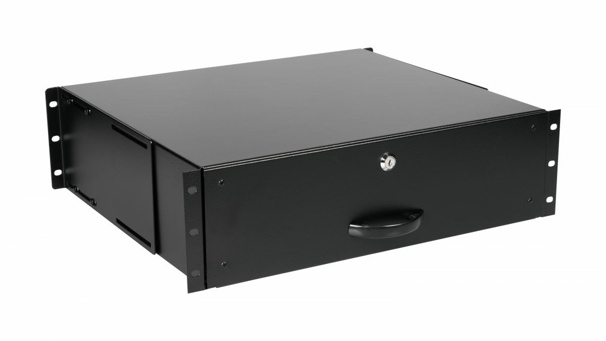 EQUIP Lockable Drawer 19`, 3U, RAL9005