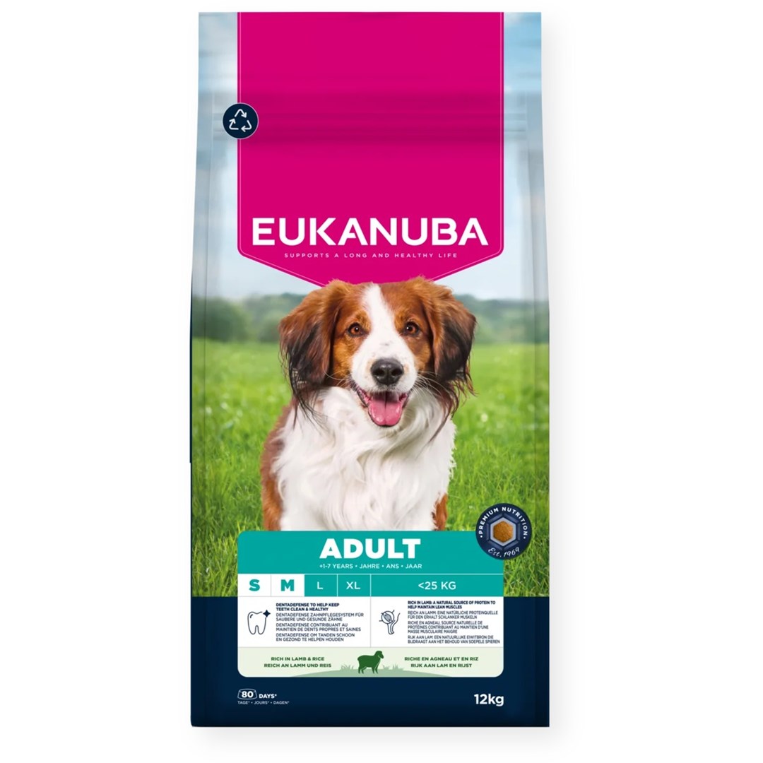EUKANUBA Adult Small/Medium Rich in lamb