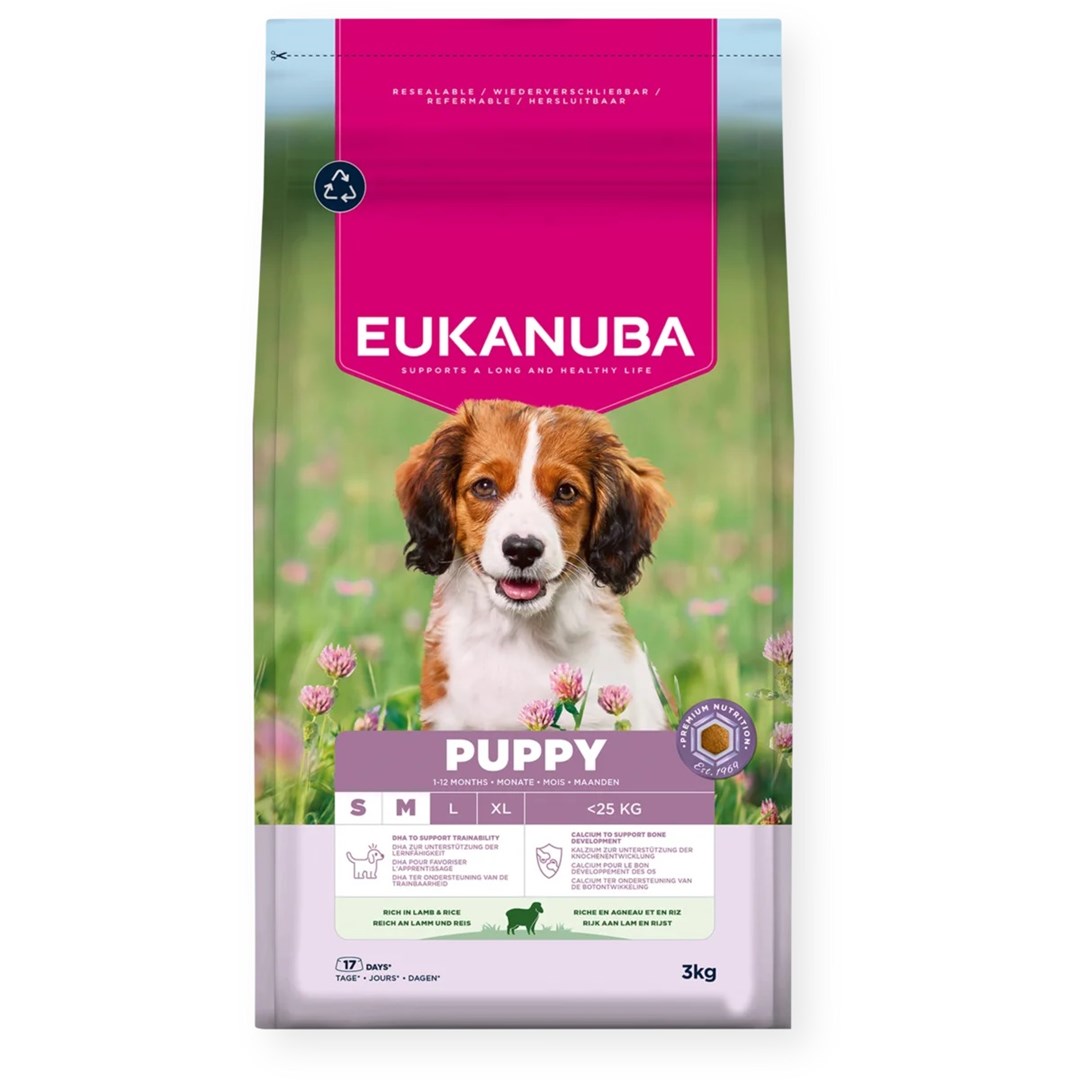 EUKANUBA  Puppy Small/Medium Lamb & Rice