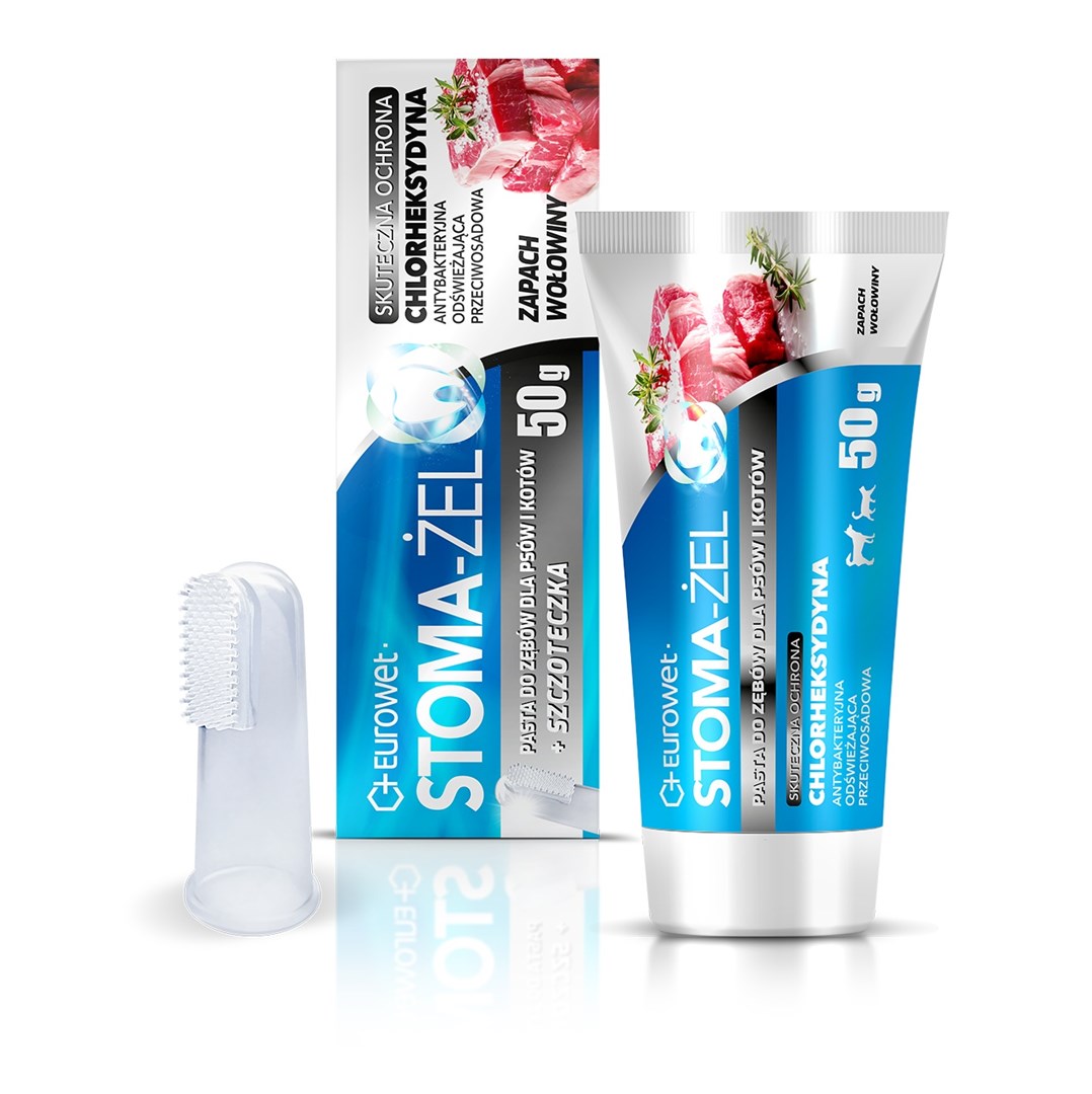 EUROWET  Stoma-Żel Beef - toothpaste and