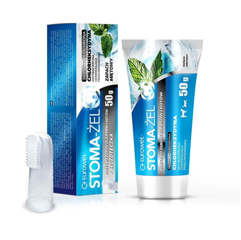 EUROWET  Stoma-Żel Mint - toothpaste and
