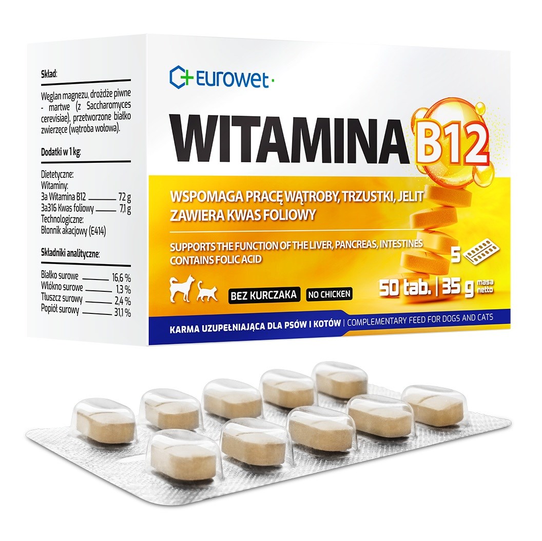EUROWET  Vitamin B12- supplements for dogs