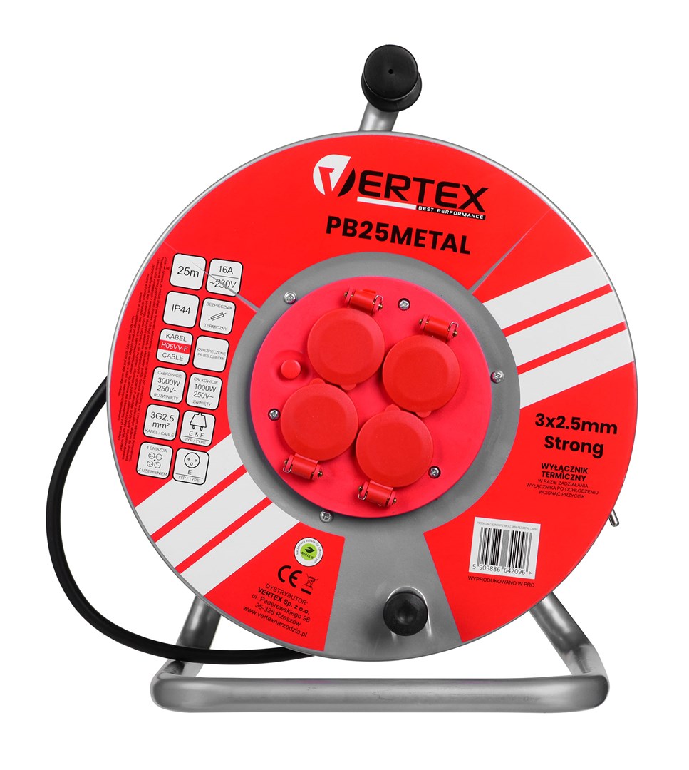 VERTEX Extension cable  PB25METAL 3x2,5
