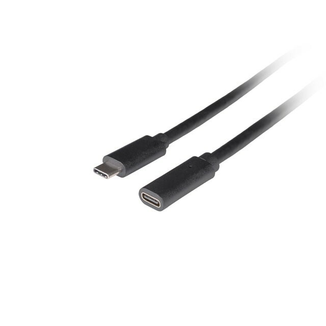 LANBERG Extension cord USB-C M/F 3