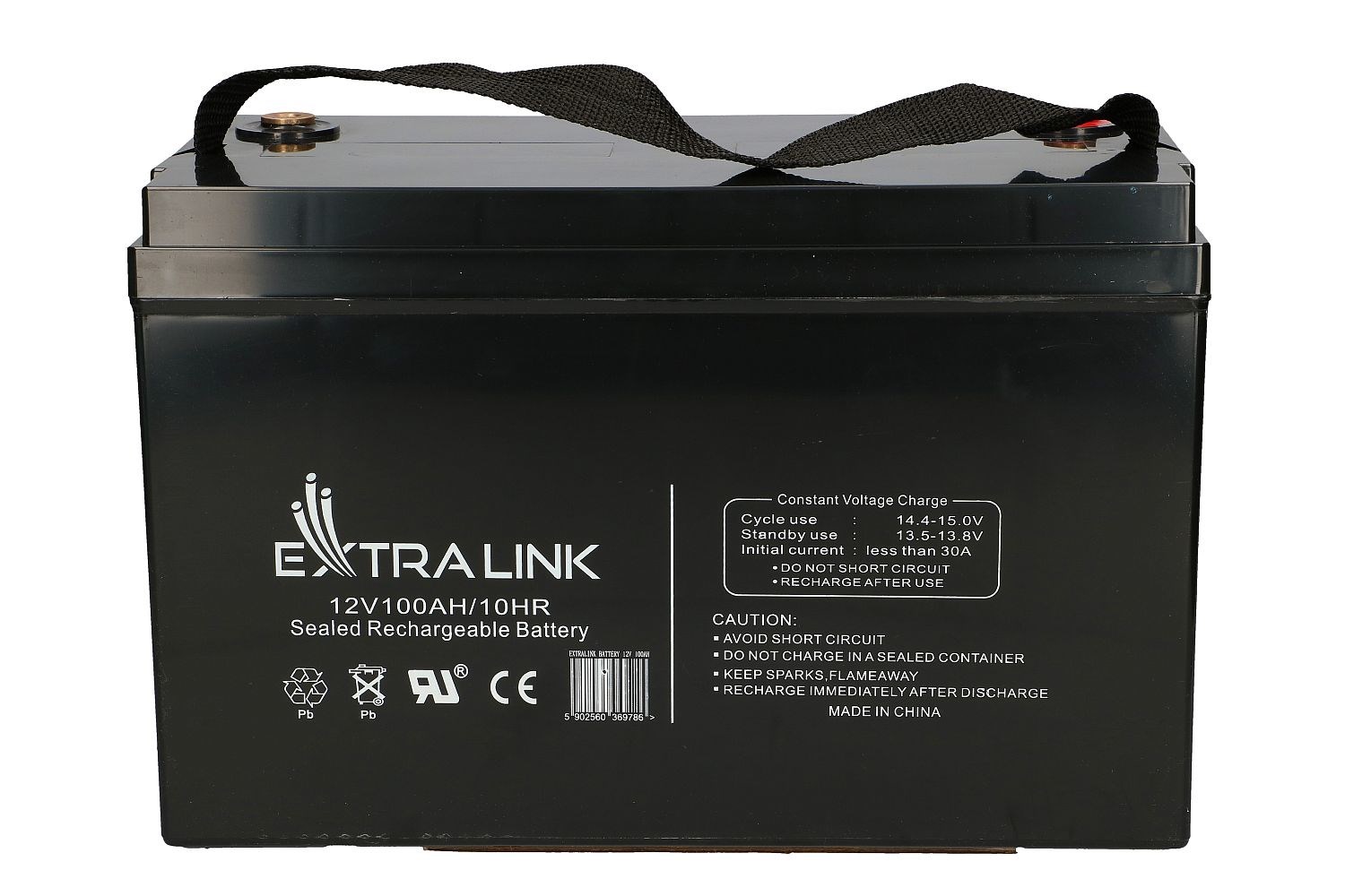 Extralink Accumulator AGM 12V 100Ah maintenance