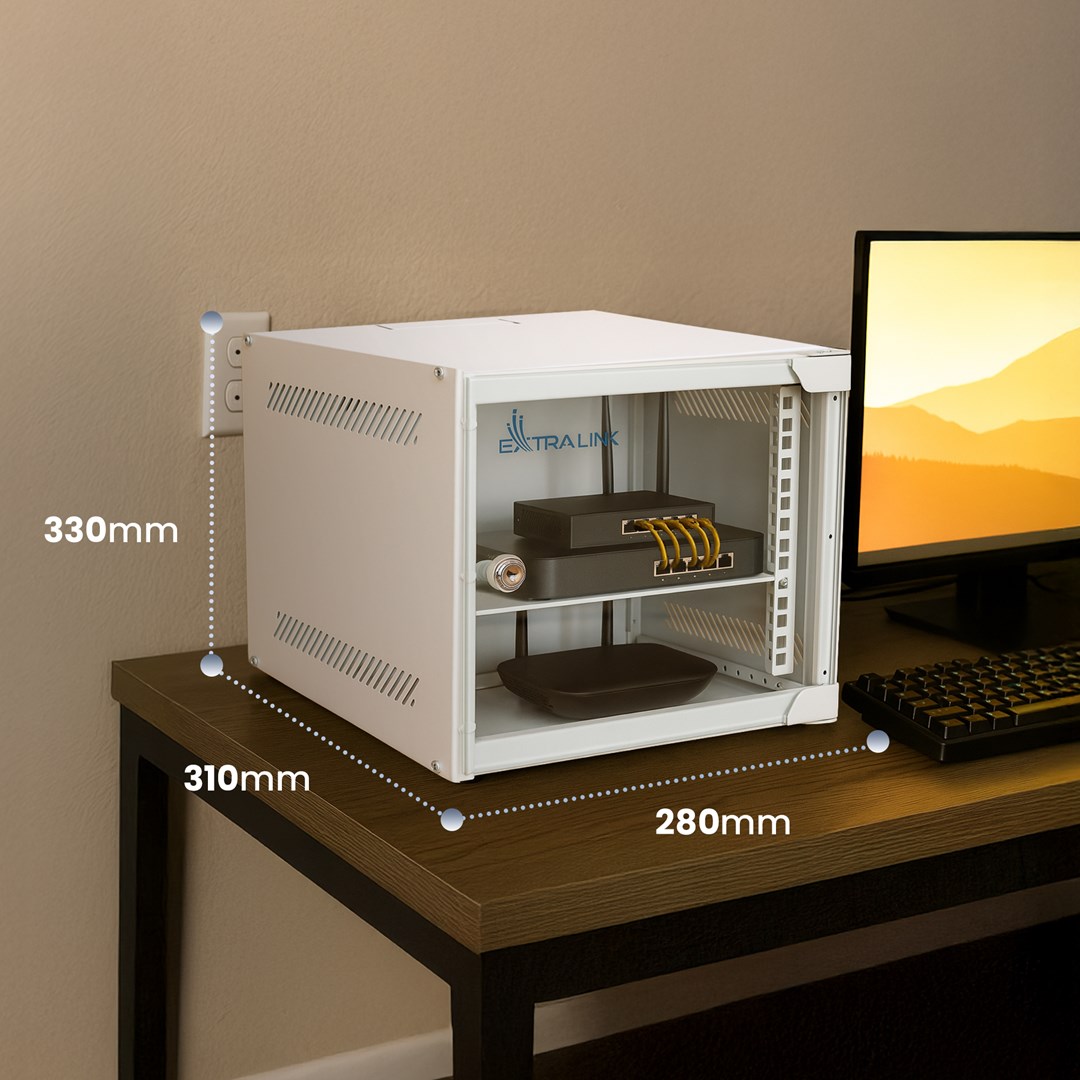 Extralink LITE 6U 10 280X310 WALL-MOUNTED
