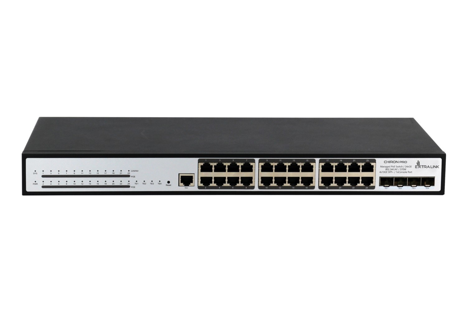 Extralink PoE Switch Chiron Pro 24x