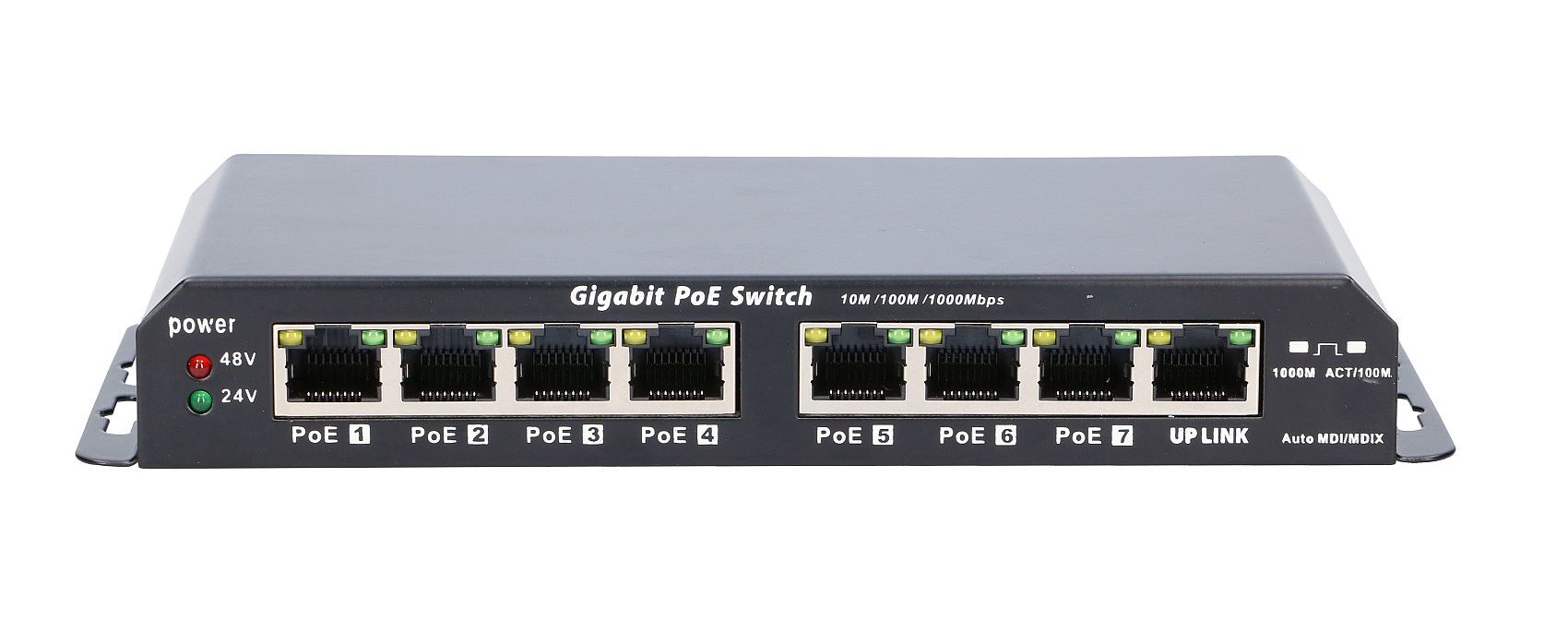 Extralink PoE Switch KRATOS 7x Gigabit