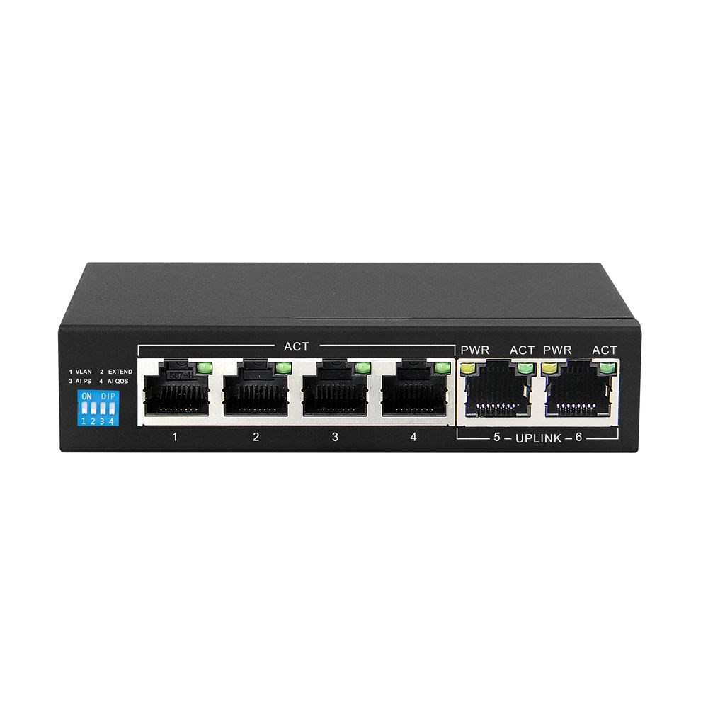 Extralink  PoE Switch KRIOS 4x Gigabit