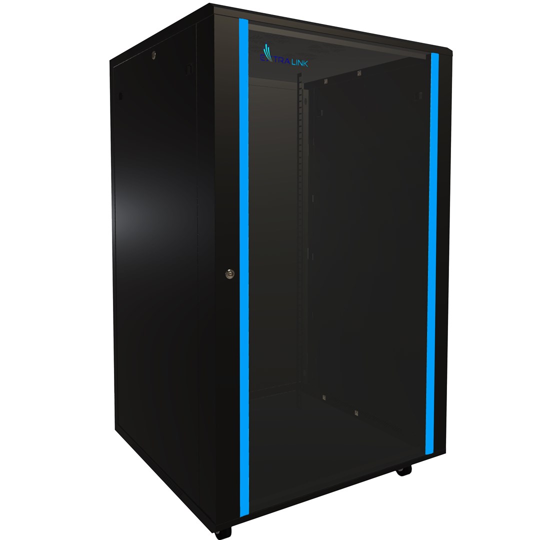 Extralink Rackmount cabinet 27U 800x800 Black