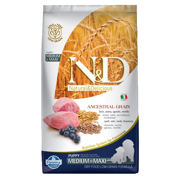 Farmina  N&D Ancestral Grain Puppy Medium&Maxi