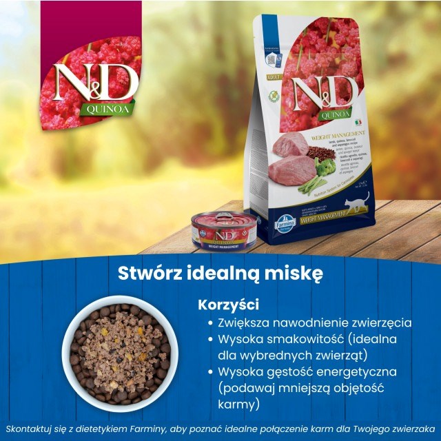 Farmina  N&D Quinoa Weight Management Lamb