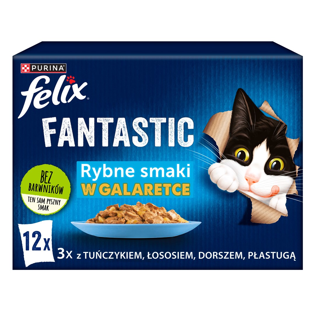PURINA NESTLE Felix Fantastic fish flavors