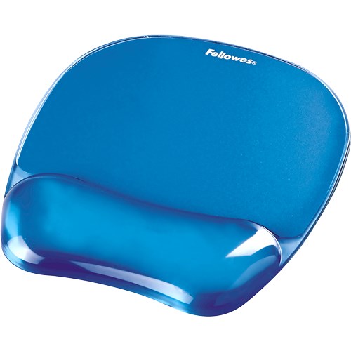 Fellowes  CRYSTAL Mouse & Wrist Pad