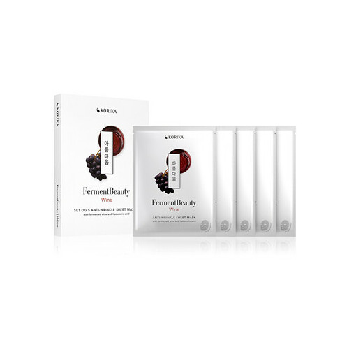 KORIKA FermentBeauty Wine Mask Set -
