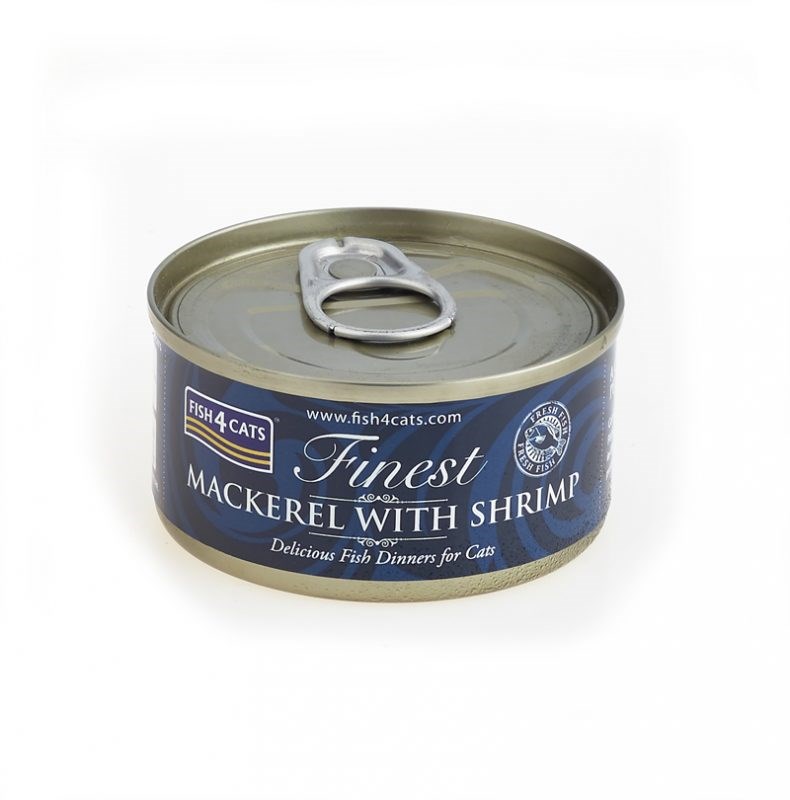 FISH4DOGS FISH4CATS Mackerel with shrimp -