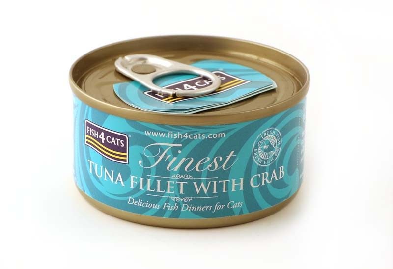 FISH4DOGS FISH4CATS Tuna fillet with crab